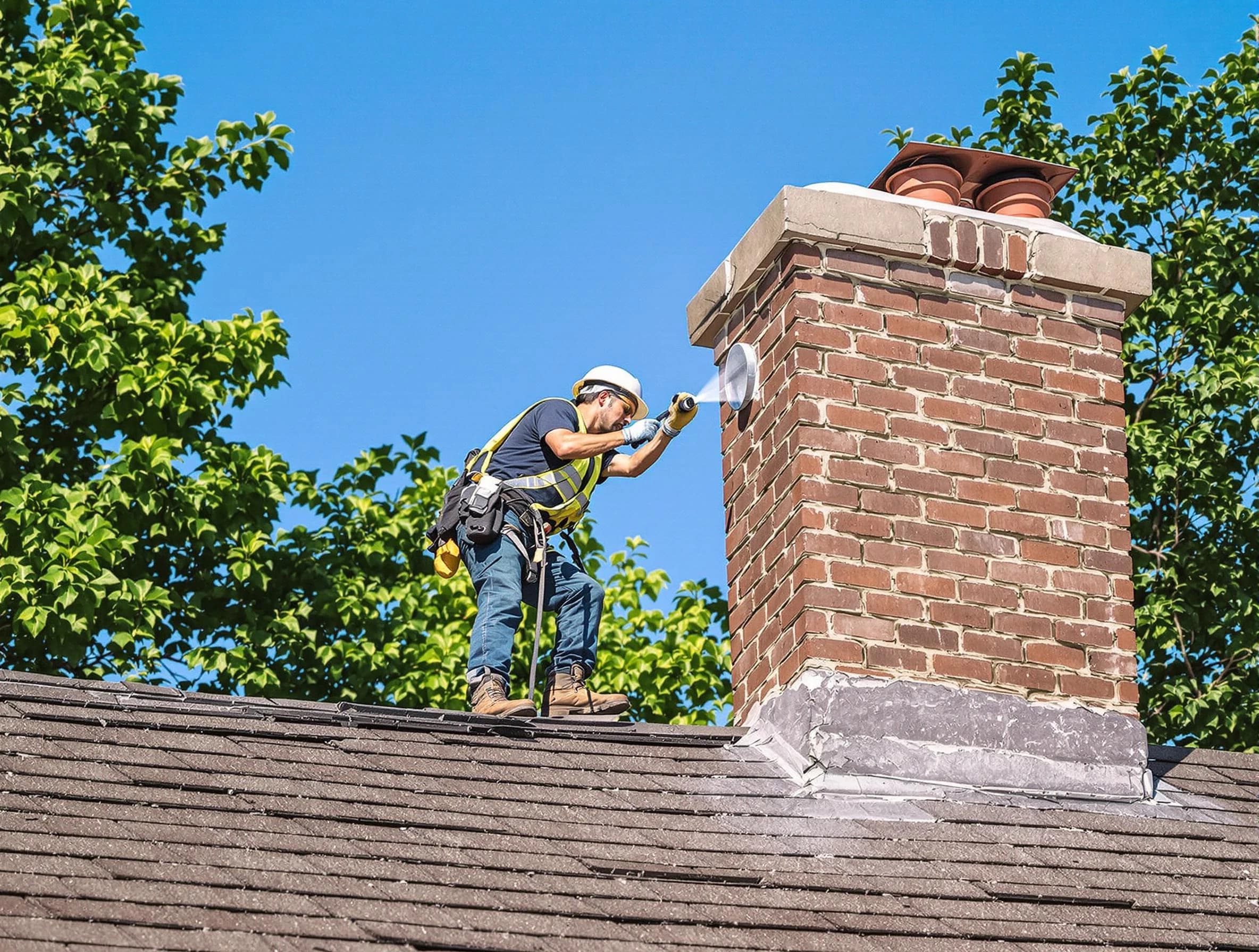 Laurel Chimney Sweep performing an inspection with advanced tools in Laurel, VA