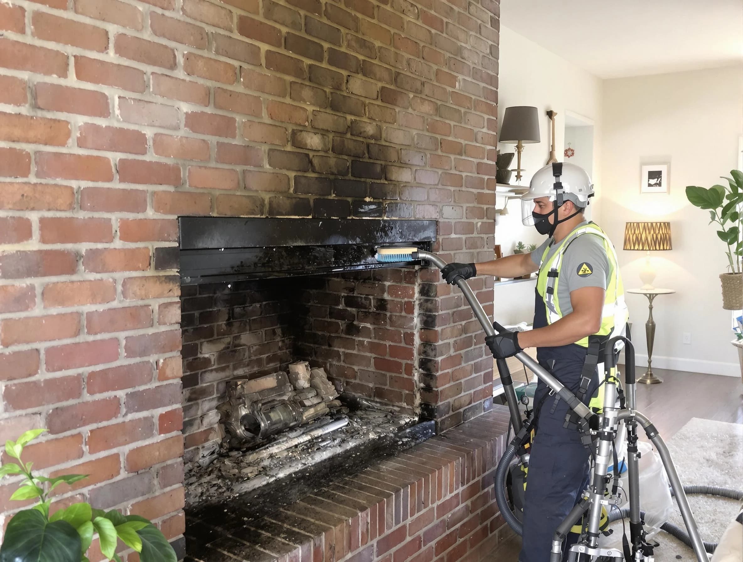Laurel Chimney Sweep providing fireplace cleaning services in Laurel, VA