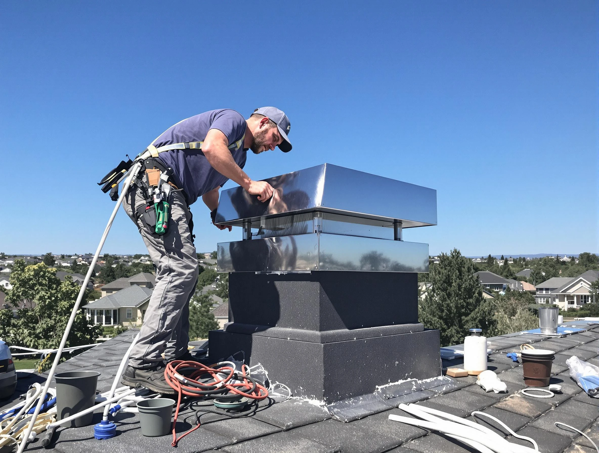 Chimney Cap Services in Laurel