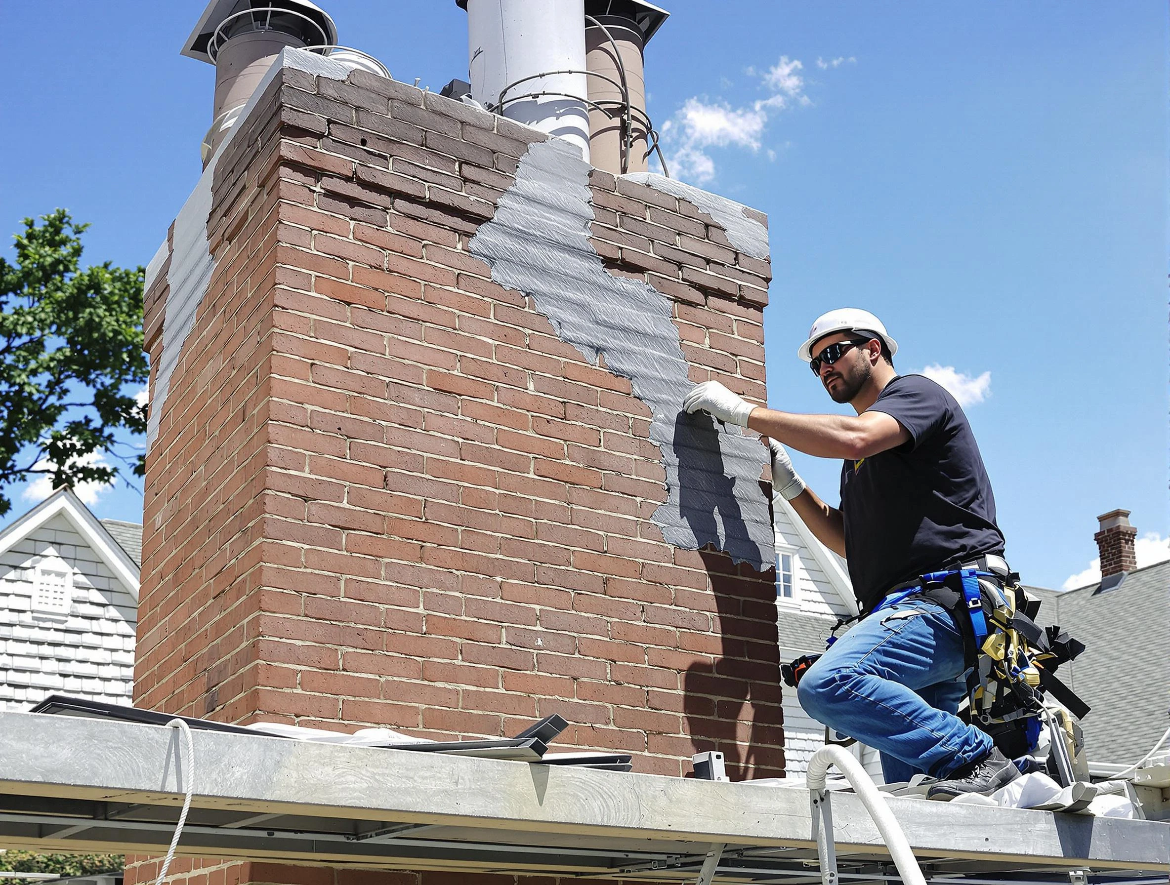 Chimney Restoration in Laurel
