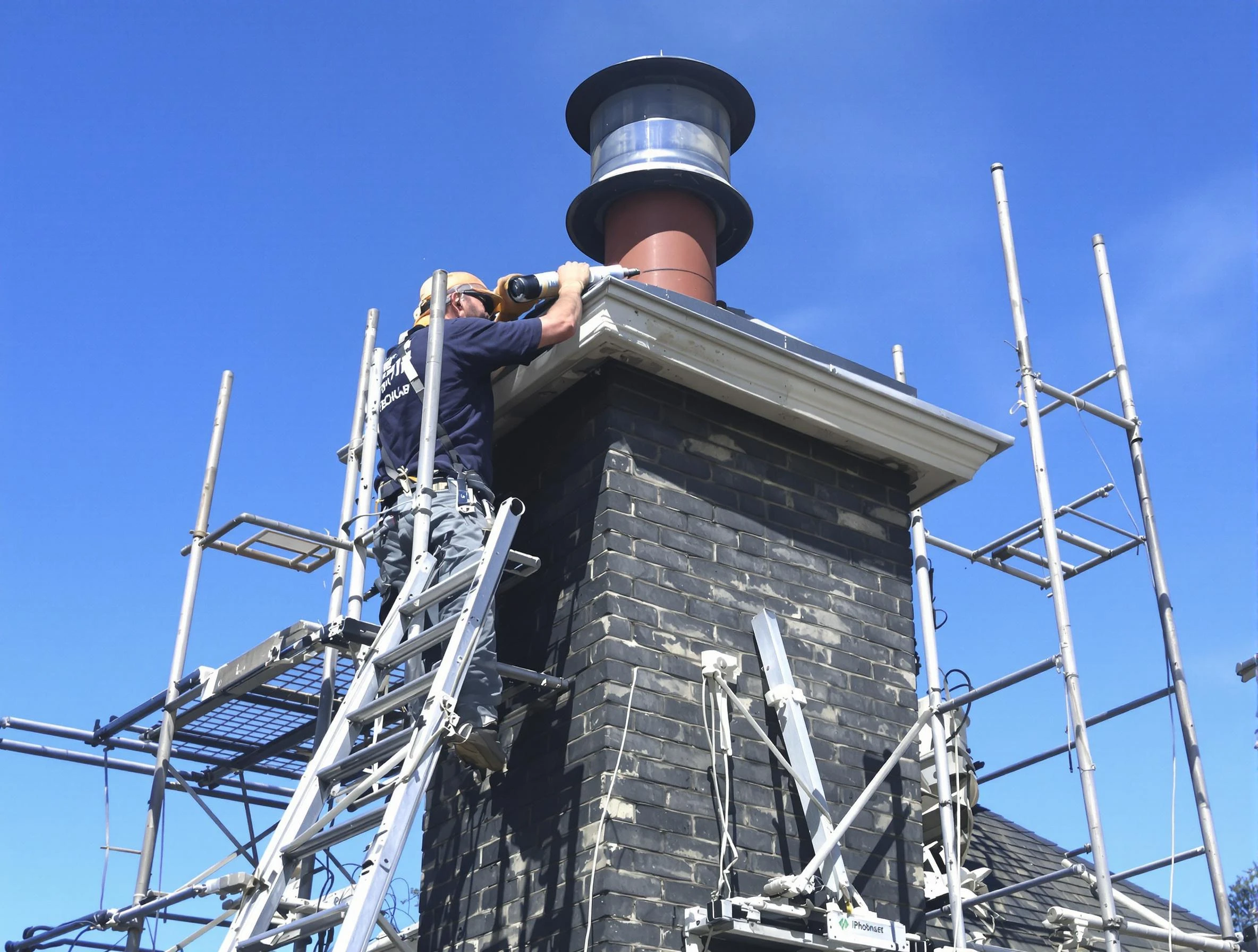 Sturdy chimney crown finished by Laurel Chimney Sweep in Laurel, VA