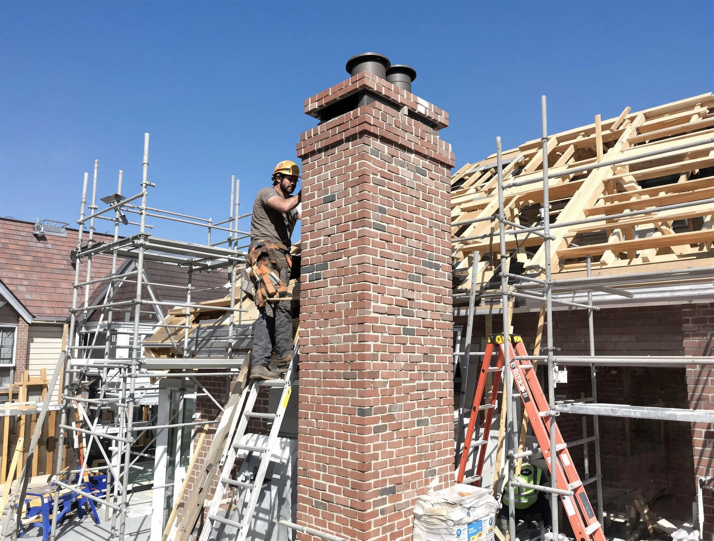 New chimney installation completed by Laurel Chimney Sweep in Laurel, VA